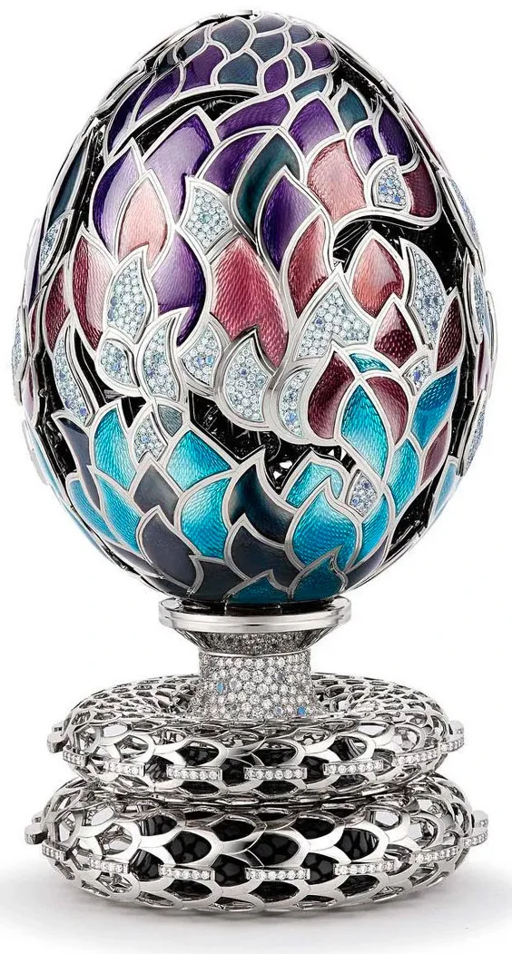 Closed Faberge x Game of Thrones egg