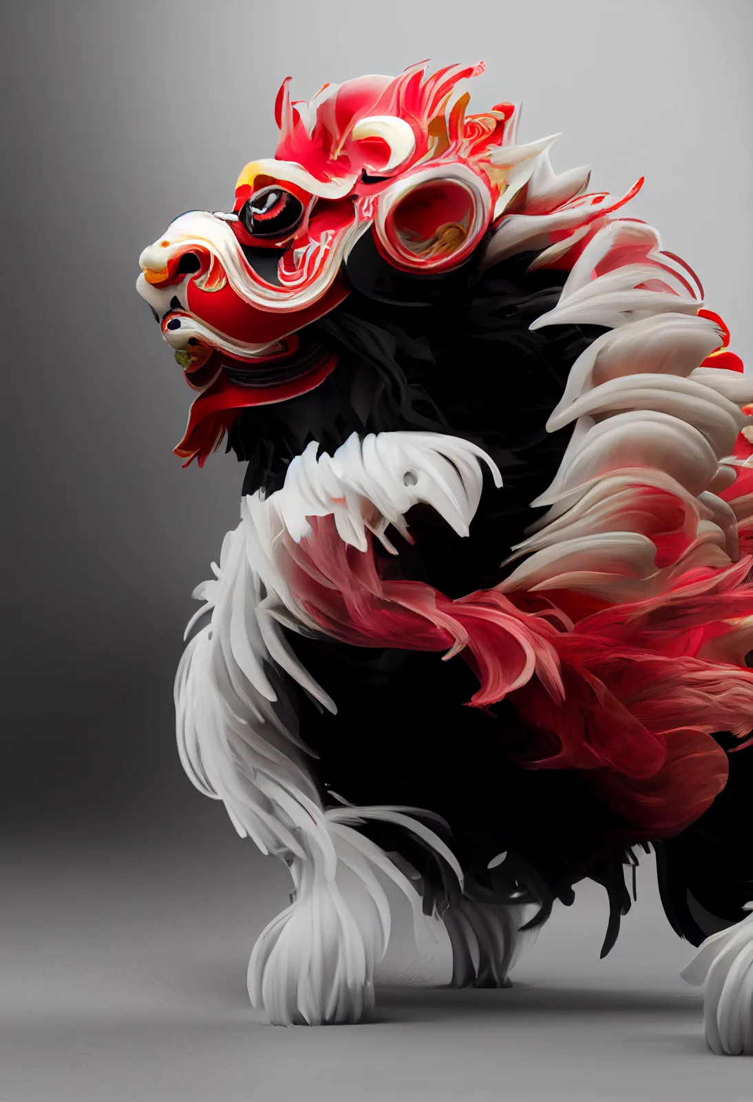 Lion Dance generative visual exploration 1