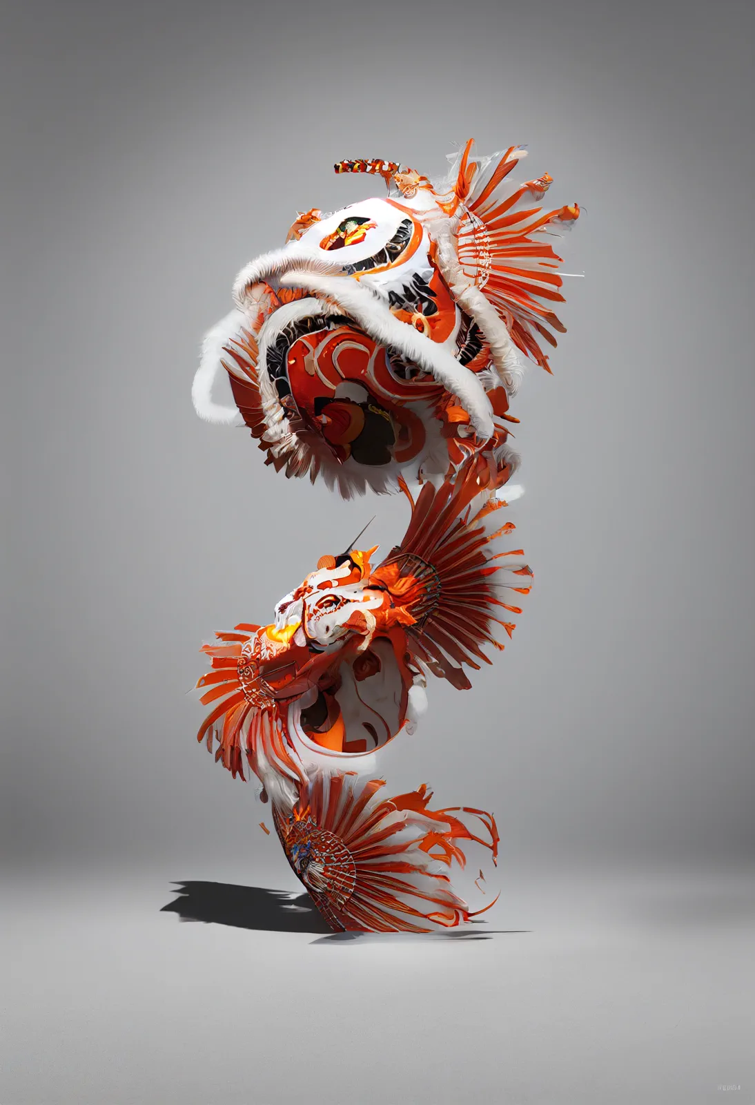 Lion Dance generative visual exploration 5